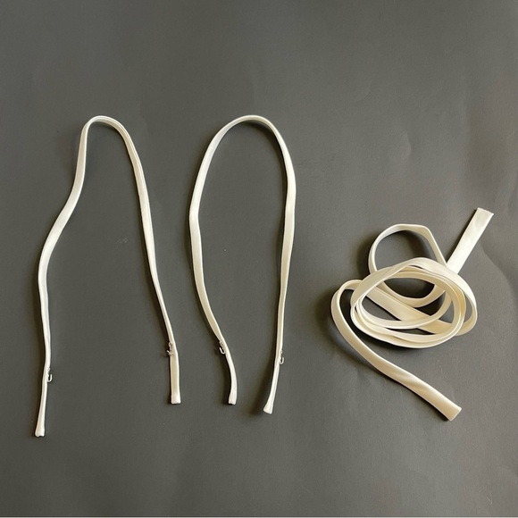 Wedding Dress Bridal Gown Ivory Gold Size 12 Convertible Two Length Embellished - Picture 14 of 16